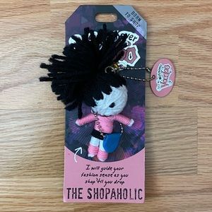 Shopaholic Doll Keychain